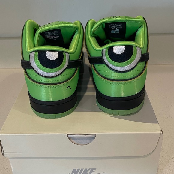 Nike SB Dunk Low Pro QS Buttercup Mean Green Black Lotus Pink 300 Men's Sz 10.5 - Picture 4 of 12